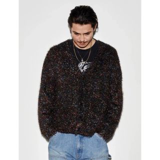 シュプリーム(Supreme)のSupreme Sparkle Cardigan Black L(カーディガン)