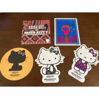 アナスイ(ANNA SUI)のANNA SUI  × HELLO KITTY  ステッカー5枚セット(キャラクターグッズ)