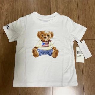 ラルフローレン(Ralph Lauren)のラルフローレン Tシャツ　ポロベア　ベビーベア　85 男の子　キッズ　子供服　白(Ｔシャツ)