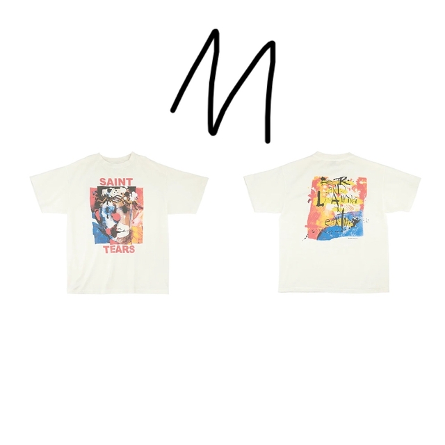 SAINT Mxxxxxx × DENIM TEARS DT_SS TEE ファッションの通販 19890円