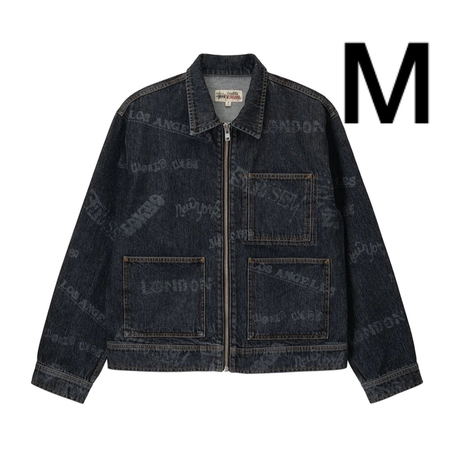 WORLDWIDE ZIP WORK JACKET STUSSY ステューシー タイムセール www