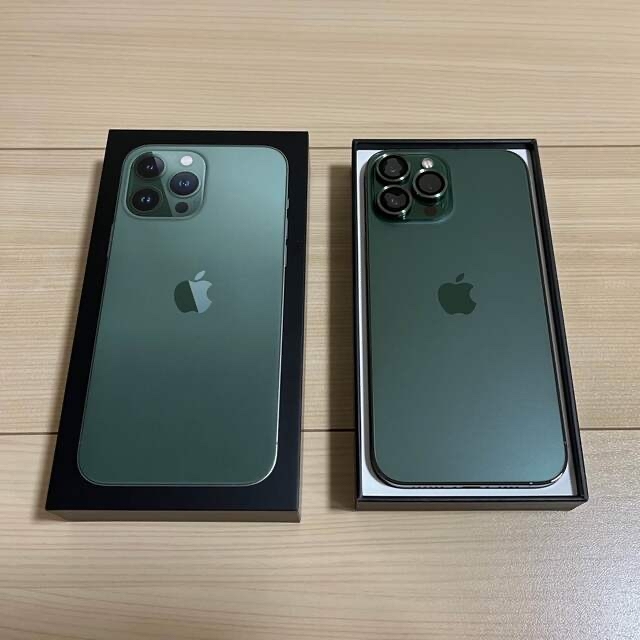 iPhone13 pro max 256GB アルパイングリーン　美品