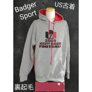 US古着 Badger SPORT スウェット パーカー フーディー(パーカー)