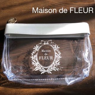 メゾンドフルール(Maison de FLEUR)の☆Maison de FLEUR メゾンドフルール クリア 透明 ロゴ ポーチ☆(ポーチ)