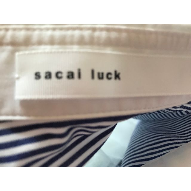 sacai luck(サカイラック)のsacai luck バックシフォンシャツ レディースのトップス(シャツ/ブラウス(長袖/七分))の商品写真