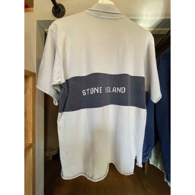 91SS Stone Island Print Logo Polo shirt 【お1人様1点限り】 www ...