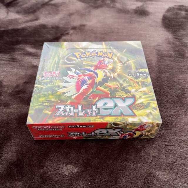 ポケモンカード　スカーレットex box シュリンク付き0悪い