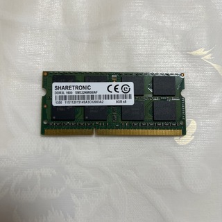 ノートPC用メモリ PC3L-12800S 8GB 動作確認済み(PCパーツ)