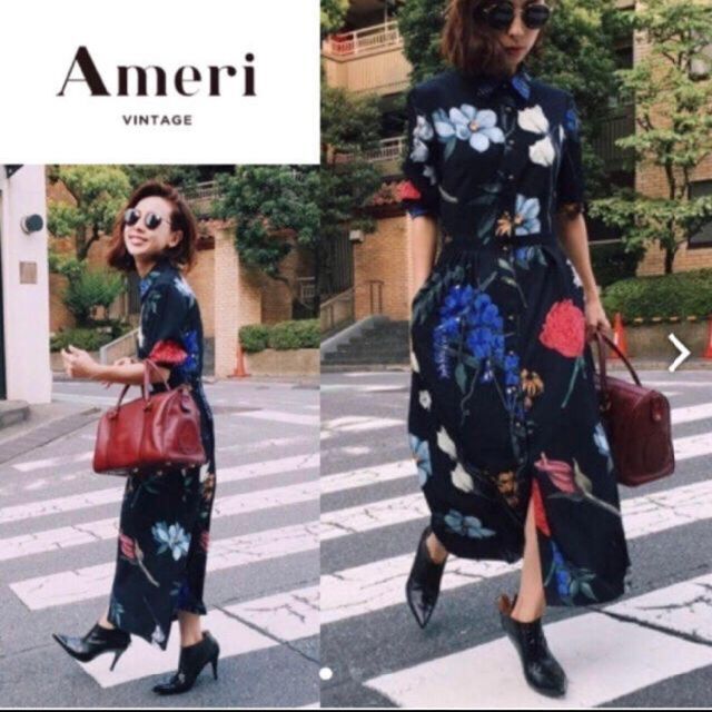 Ameri VINTAGE - 美品✨ AMERI AMANDA LADY DRESS シャツワンピース ...