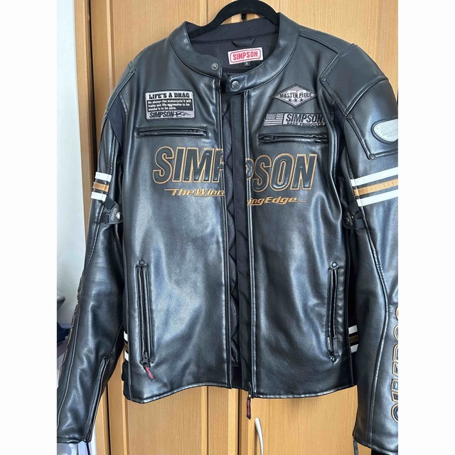 SIMPSON(シンプソン)のシンプソン　バイクライダースジャケット　3L メンズのジャケット/アウター(ライダースジャケット)の商品写真