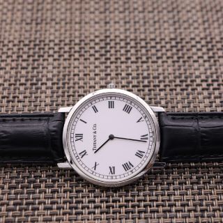 箱付き【新品電池】Tiffany クラシック/動作良好 美品 M151