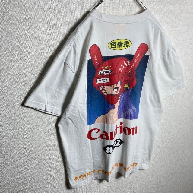 【即完売モデル】FR2 バイカーガール 色情兎 バックプリント tシャツ 【即完売モデル】FR2 バイカーガール 色情兎 バックプリント tシャツ