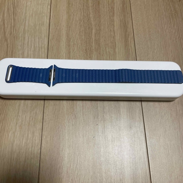 Apple Watch純正バンド　44mm レザーループ　Ｌサイズ　ブルー