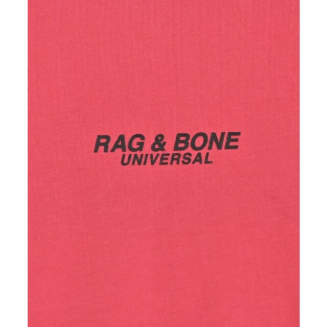 Rag & Bone(ラグアンドボーン)のrag & bone ラグアンドボーン Tシャツ・カットソー M 赤 【古着】【中古】 メンズのトップス(Tシャツ/カットソー(半袖/袖なし))の商品写真