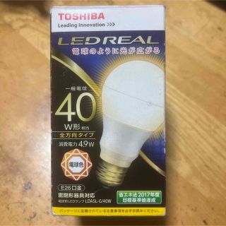 東芝 LDA5L-G/40W [電球色](蛍光灯/電球)