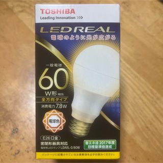 東芝 LDA8L-G/60W[電球色](蛍光灯/電球)