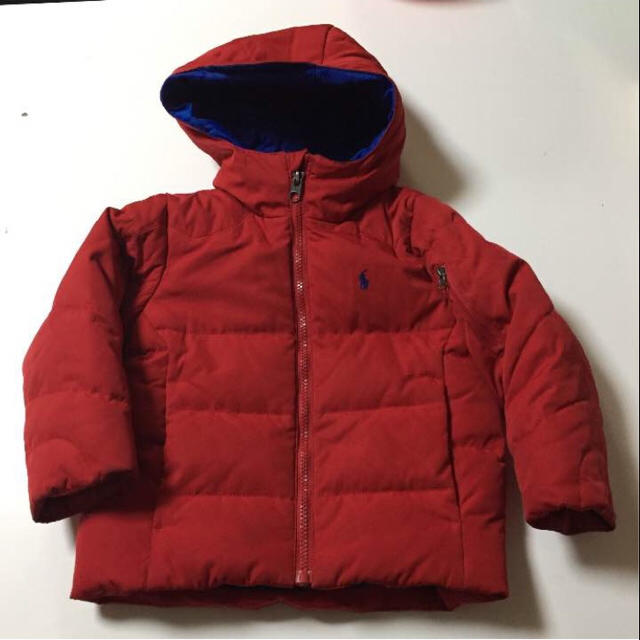 Ralph Lauren(ラルフローレン)のラルフローレン RED ダウン3T キッズ/ベビー/マタニティのキッズ服男の子用(90cm~)(コート)の商品写真