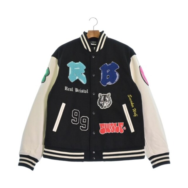 F.C.R.B エフシーアールビー スタジャン M 黒x白x青等 【古着】【中古