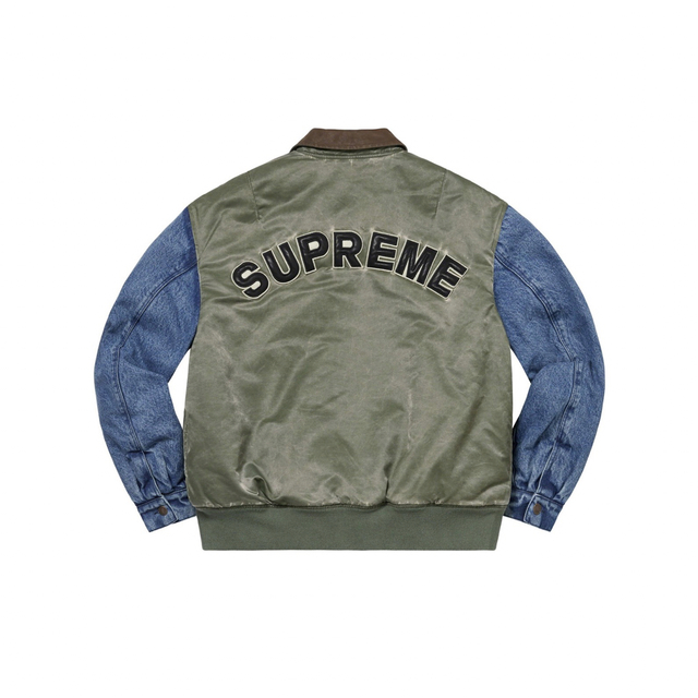 ④定価以下　Supreme Denim Varsity Jacket ヌプシ