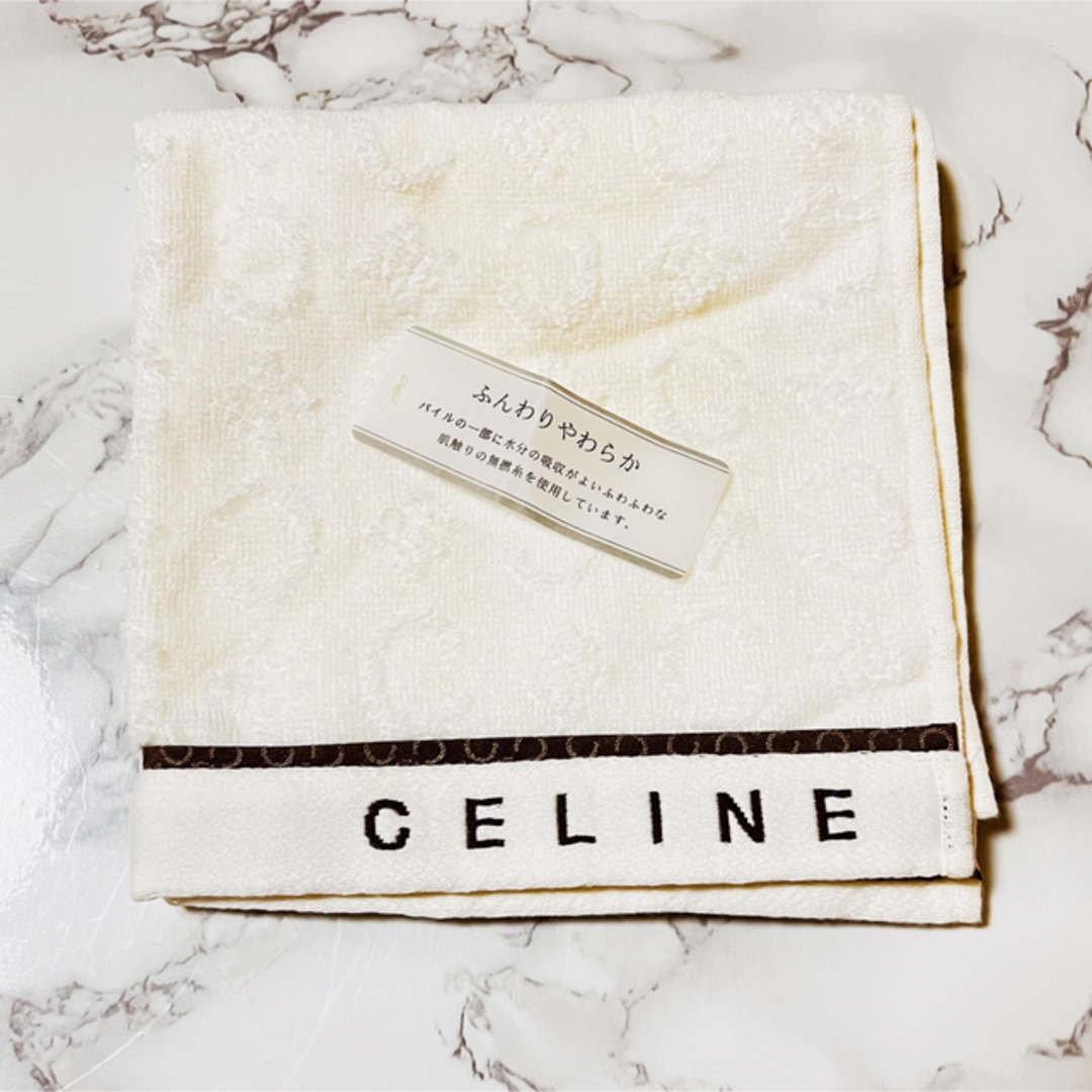 celine(セリーヌ)ののあ様 専用 セリーヌ 未使用 ウォッシュタオル  タオルハンカチ  レディースのファッション小物(ハンカチ)の商品写真