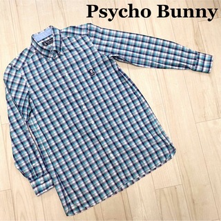 サイコバニー(Psycho Bunny)の【used】Psycho Bunny サイコバニー チェックシャツ サイズ2(シャツ/ブラウス(長袖/七分))