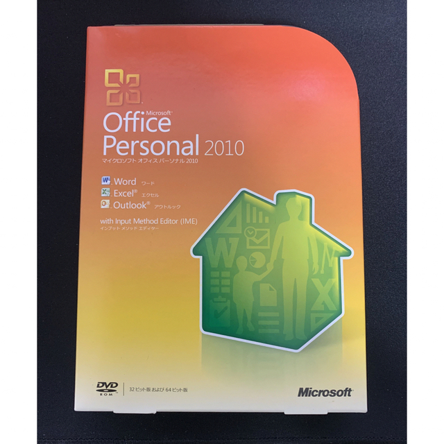 Microsoft(マイクロソフト)のMicrosoft Office Personal 2010 エンタメ/ホビーのゲームソフト/ゲーム機本体(PCゲームソフト)の商品写真
