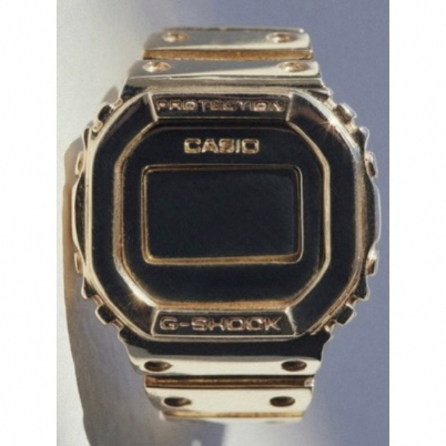 G-SHOCK(ジーショック)のGショック40周年限定　DW-5600 TYPE 10K GOLD RING メンズのアクセサリー(リング(指輪))の商品写真