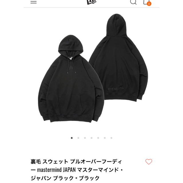 新品　mastermind japan × NewEra コラボ　フーディー