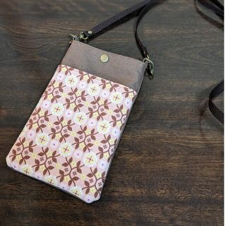 ハンドメイド　スマホショルダー 倉敷帆布で制作しています(バッグ)