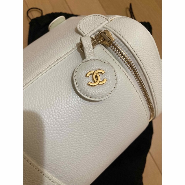 シャネル　CHANEL バニティ　ホワイト　希少