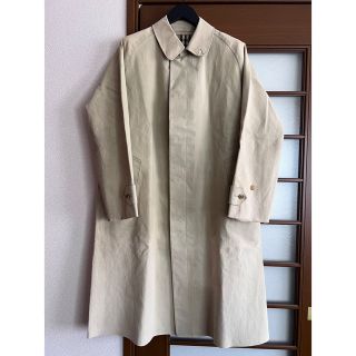 バーバリー(BURBERRY)の◉バーバリーburberry 一枚袖ステンカラーコート ゴム引レインコート(ステンカラーコート)