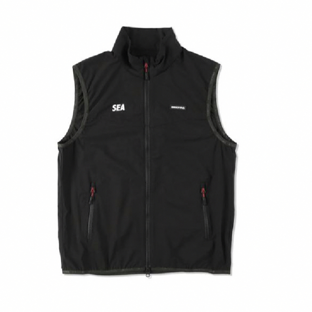 新品未使用 BRIEFING X WDS WIND VEST 黒 BLACK - ベスト