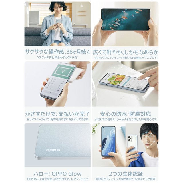 【新品未開封】OPPO Reno 7A ドリームブルー 標準セットopporeno7a