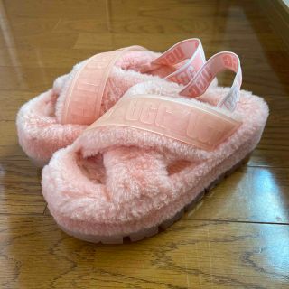 アグ(UGG)のUGG アグ サンダル Fuzzita Clear レディース　ピンク　厚底(サンダル)