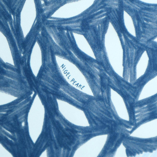 エルメス カレ90 Chacun Fait Son Nid それぞれの巣作り シルク スカーフ レディース ブルー系 HERMES [美品]  【アパレル・小物】 3