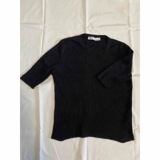 ザラ(ZARA)のザラ　レディーストップス　M(カットソー(半袖/袖なし))