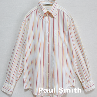 ポールスミス(Paul Smith)の【Paul Smith】ポールスミス マルチカラー ストライプ BDシャツ(シャツ)