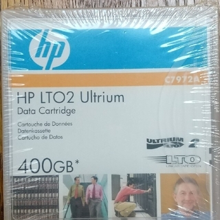 ヒューレットパッカード(HP)のHP LTO2 Ultrium データカートリッジ 400GB【C7972A】(PC周辺機器)