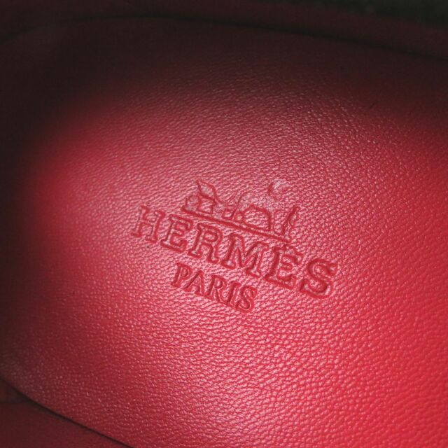 再入荷 HERMES エルメス ローファー ブラック 37 箱 袋付き