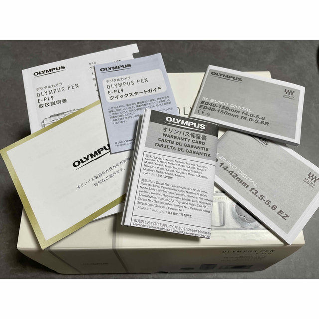 OLYMPUS - OLYMPUS E−PL9 EZ ダブルズームキット WHITEの通販 by
