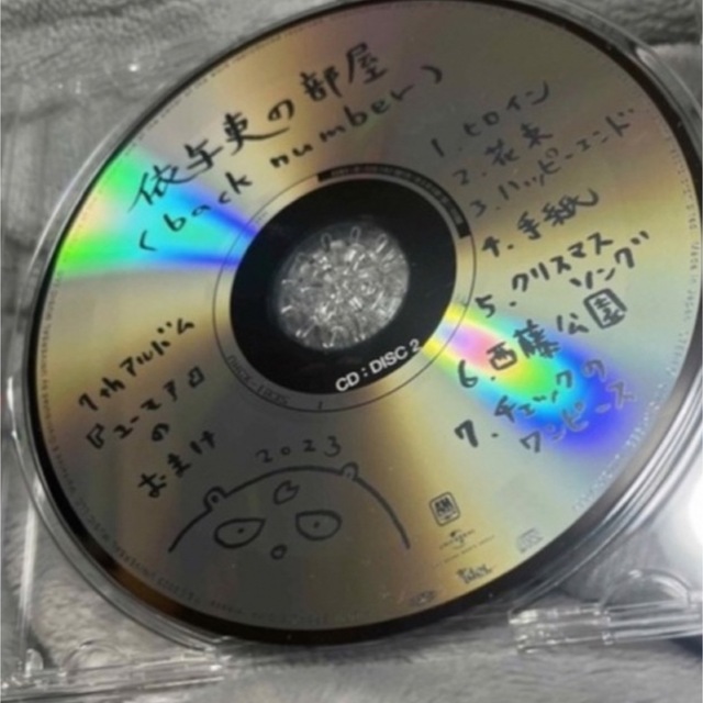 back number [清水依与吏 弾き語りCD "依与吏の部屋"] CD