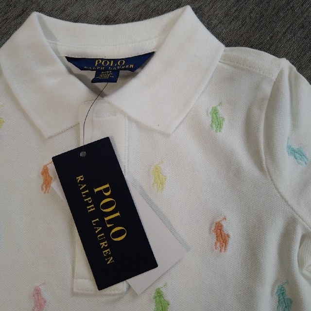 POLO RALPH LAUREN(ポロラルフローレン)のラルフローレン　キッズ　ポロシャツ キッズ/ベビー/マタニティのキッズ服女の子用(90cm~)(Tシャツ/カットソー)の商品写真