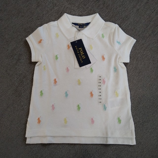 POLO RALPH LAUREN(ポロラルフローレン)のラルフローレン　キッズ　ポロシャツ キッズ/ベビー/マタニティのキッズ服女の子用(90cm~)(Tシャツ/カットソー)の商品写真