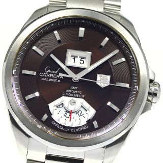 タグホイヤー(TAG Heuer)のタグホイヤー TAG HEUER WAV5113 グランドカレラ GMT 自動巻き メンズ _745909(腕時計(アナログ))