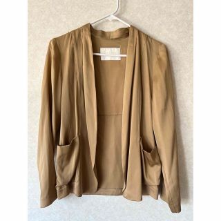 トゥモローランド✴︎シルク混薄手ノーカラージャケット♡