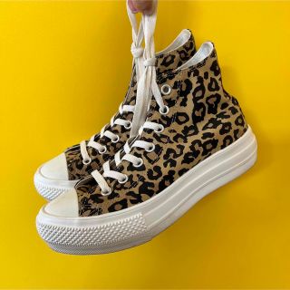 オールスター(ALL STAR（CONVERSE）)のゴルゴ43 プロフ必読様専用 CONVERSE オールスター レオパード(スニーカー)