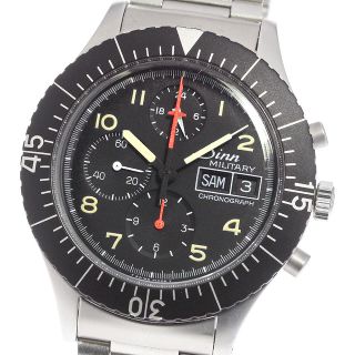 ☆良品 【Sinn】ジン ダイビングウォッチ デイデイト クロノグラフ 203 自動巻き メンズ_722503【ev10】