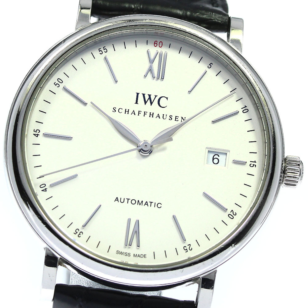 IWC IWC SCHAFFHAUSEN IW356501 ポートフィノ デイト 自動巻き メンズ 保証書付き_742702