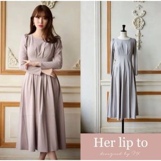 ハーリップトゥ(Her lip to)のHer lip to Marylebone Midi Dress(ひざ丈ワンピース)