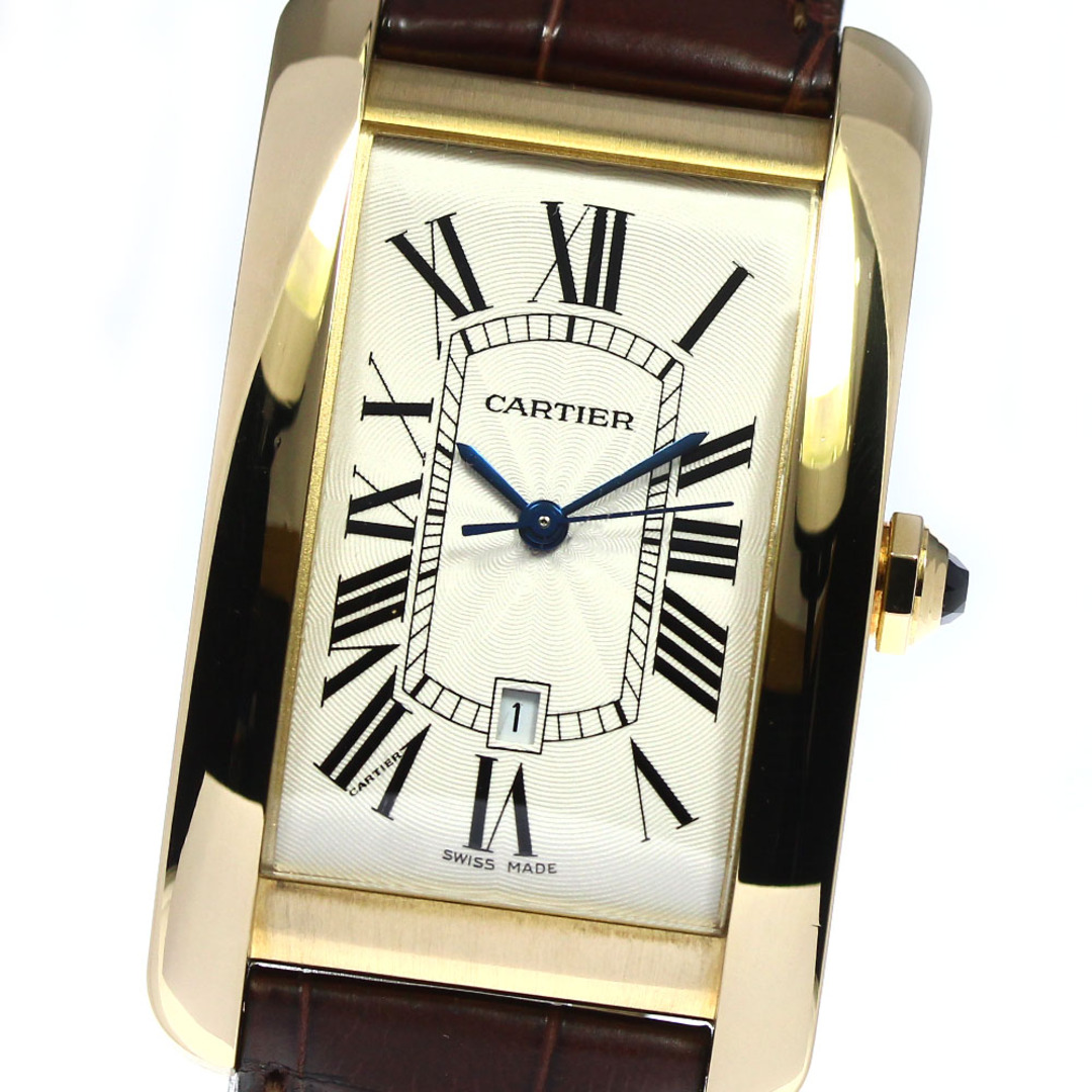 カルティエ CARTIER W2603156 タンクアメリカン LM K18YG 自動巻き メンズ _745034 | フリマアプリ ラクマ